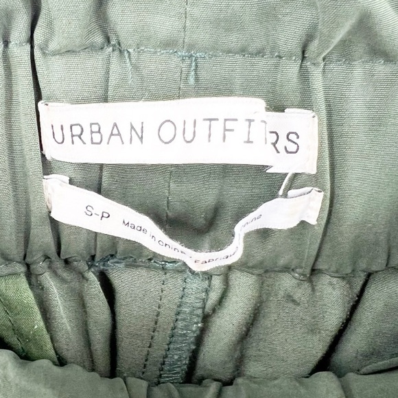 ✅ Urban Outfitters Evon Green High Waist Paperbag Jogger Pants Size S - Picture 3 of 11